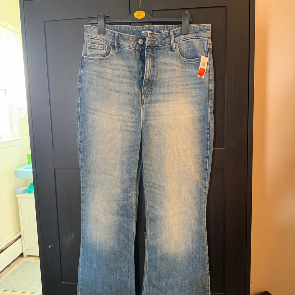 Old Navy Medium Wash Higher Rise Flare Jeans